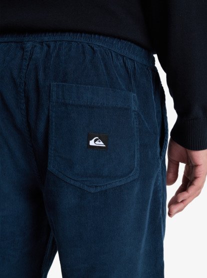 Quiksilver Taxer Regular Cord Hose in Marineblau Navy
