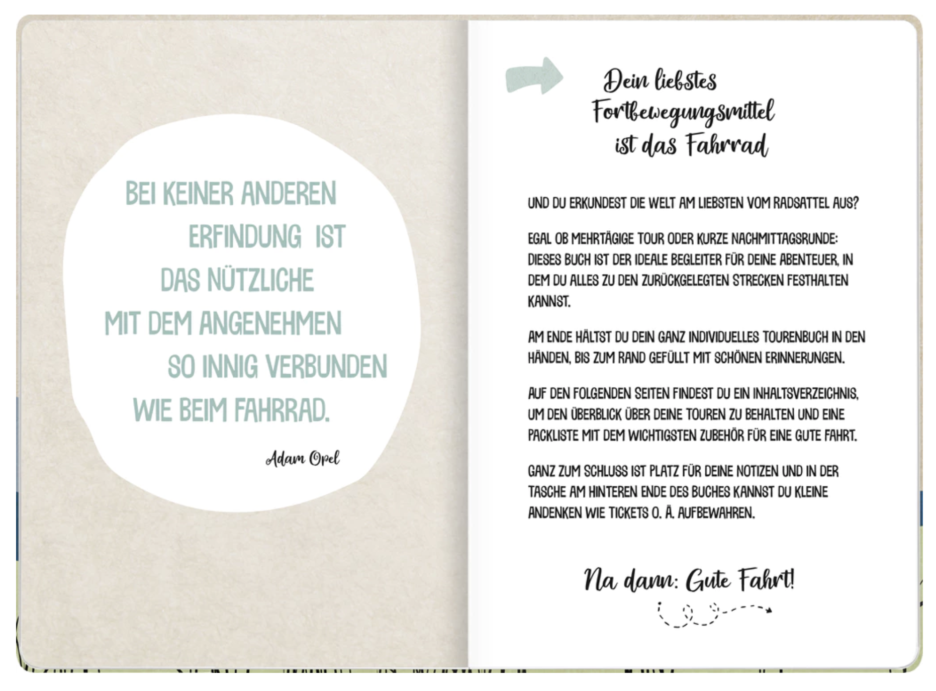 Emma van Vliet - Mein Fahrradtouren Buch