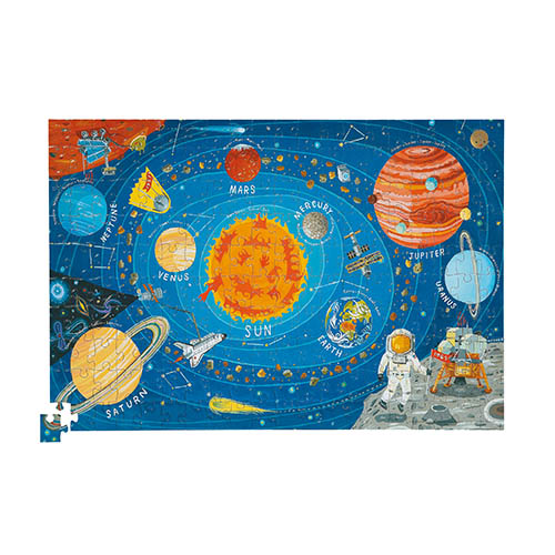 Crocodile Creek Puzzle & Poster - Space - Weltall - 200 Teile