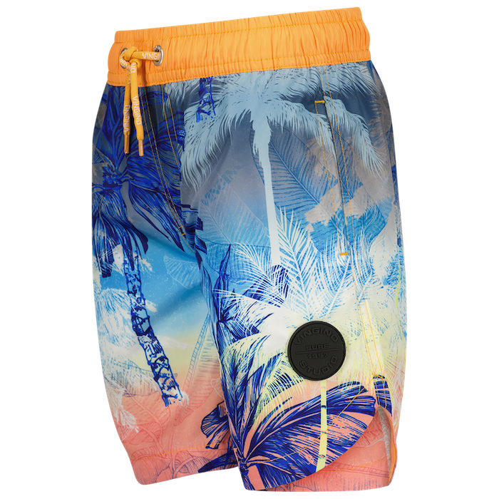SS24KBN77504_Xivo_Dark-Blue_DETAIL1 Vingino Xivo Badehose Multifarbe Palmen