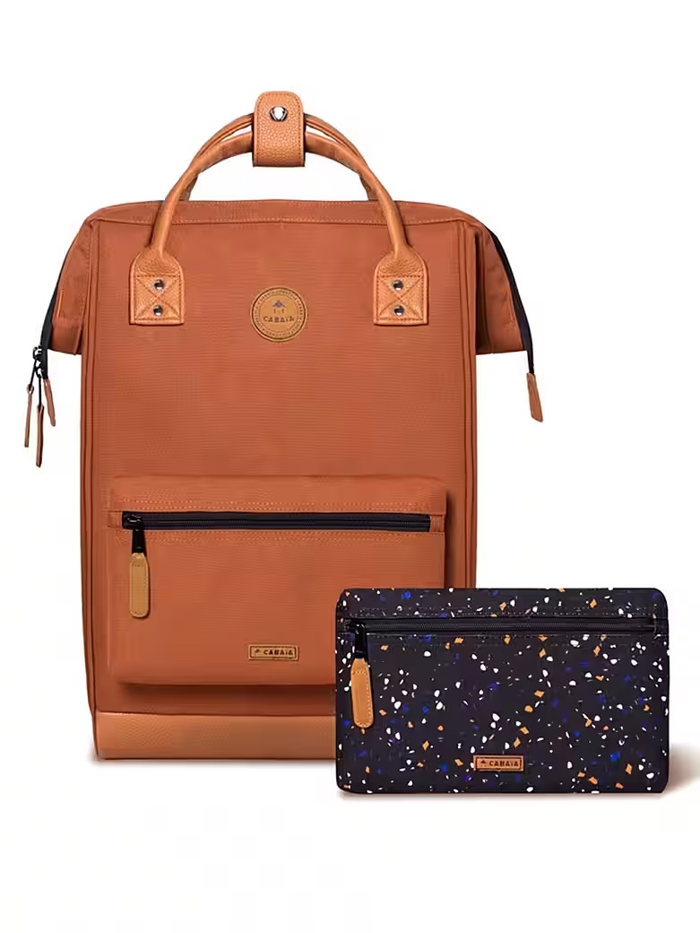 Cabaia Rucksack TURIN Large mit Laptop-Fach - Camel Braun