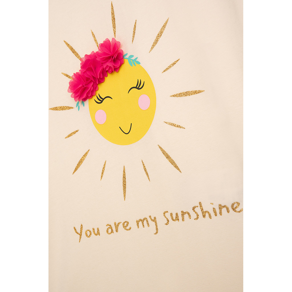 Danamade DNADINE Girls Kurzarm T-Shirt - You are My Sunshine - Sonnenschein Danamade DNADINE Girls Kurzarm T-Shirt - You are My Sunshine - Sonnenschein