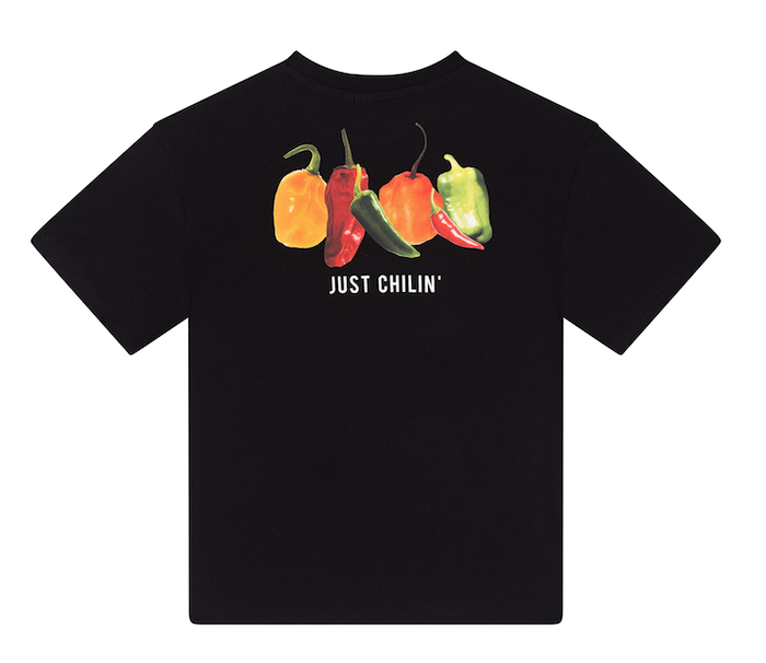 Someone Kurzarm T-Shirt in Schwarz - Red Hot Chilli - Just Chilin
