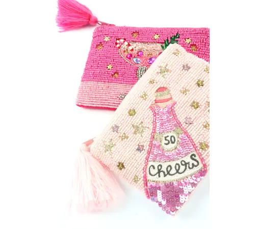 Hoff Interieur Perlentasche Cheers - Kosmetiktasche - Cheers
