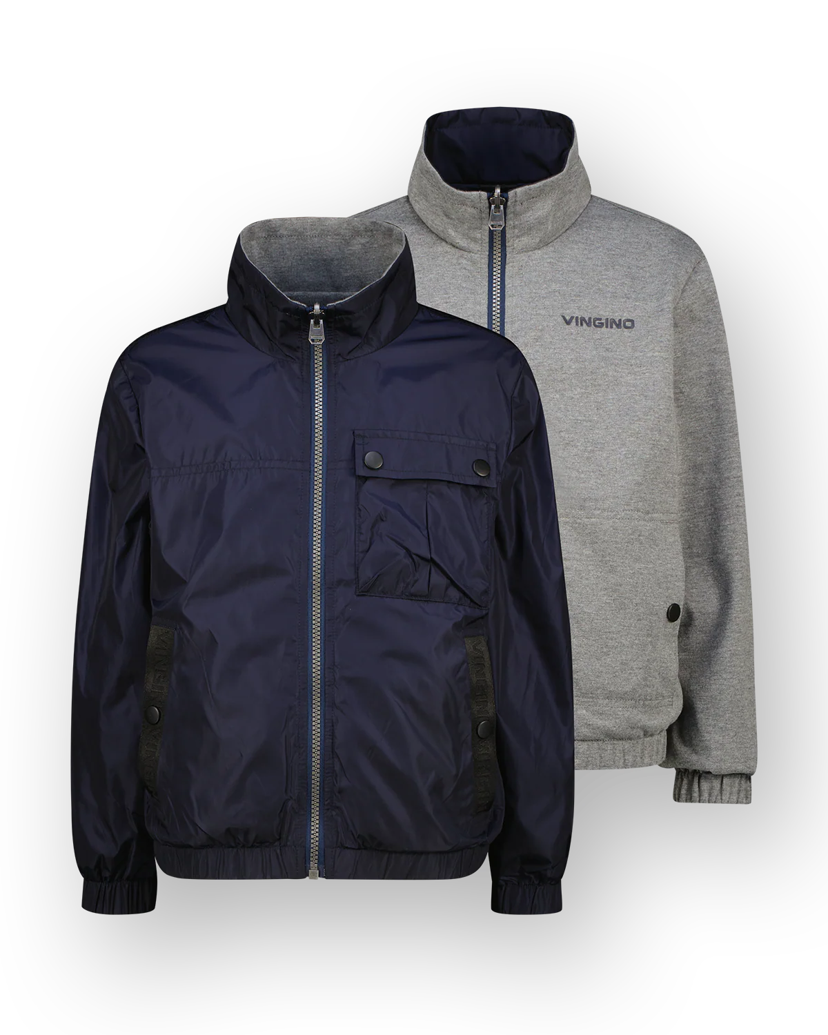 Vingino Jungs Wendejacke Teylor in Navy/Grau Vingino Jungs Wendejacke Teylor in Navy/Grau