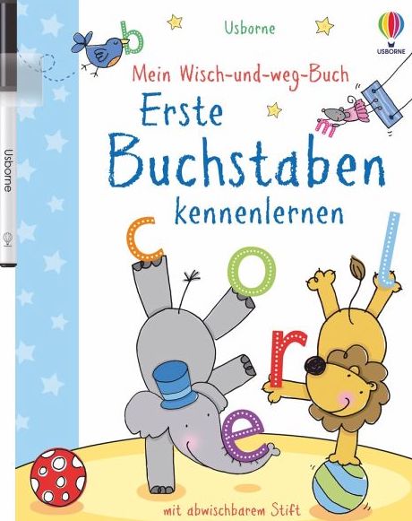 Usborne Mein Wisch und weg Buch - Erste Buchstaben kennenlernen