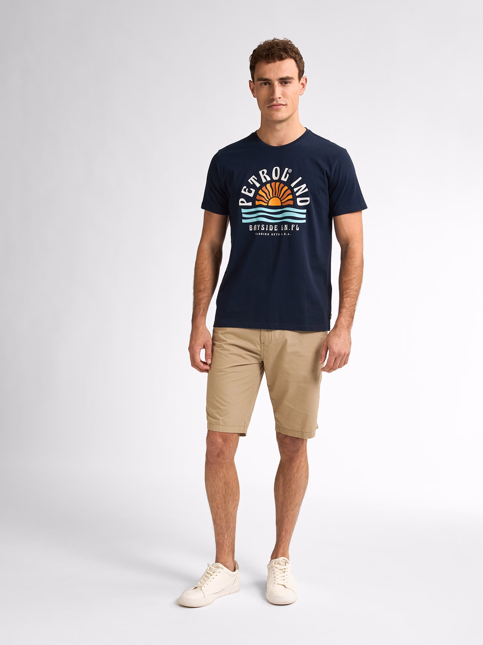 Petrol Industries Herren Chino Short in Light Tan Beige Petrol Industries Herren Chino Short in Light Tan Beige