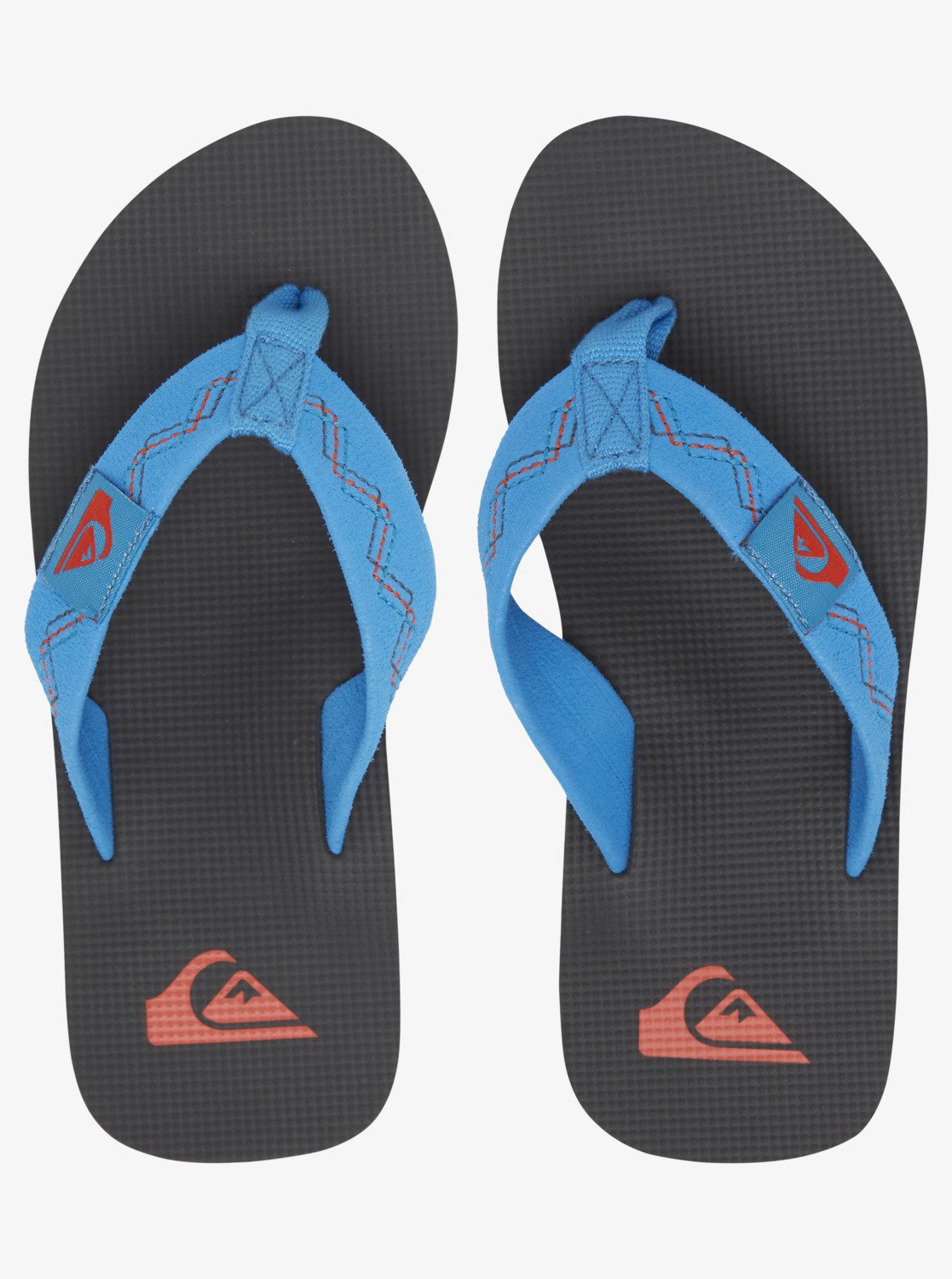 aqbl100487_quiksilver-p_xbsb_frt4 Quiksilver Boys Flip Flop in Schwarz/Blau - Molokai Stitchy