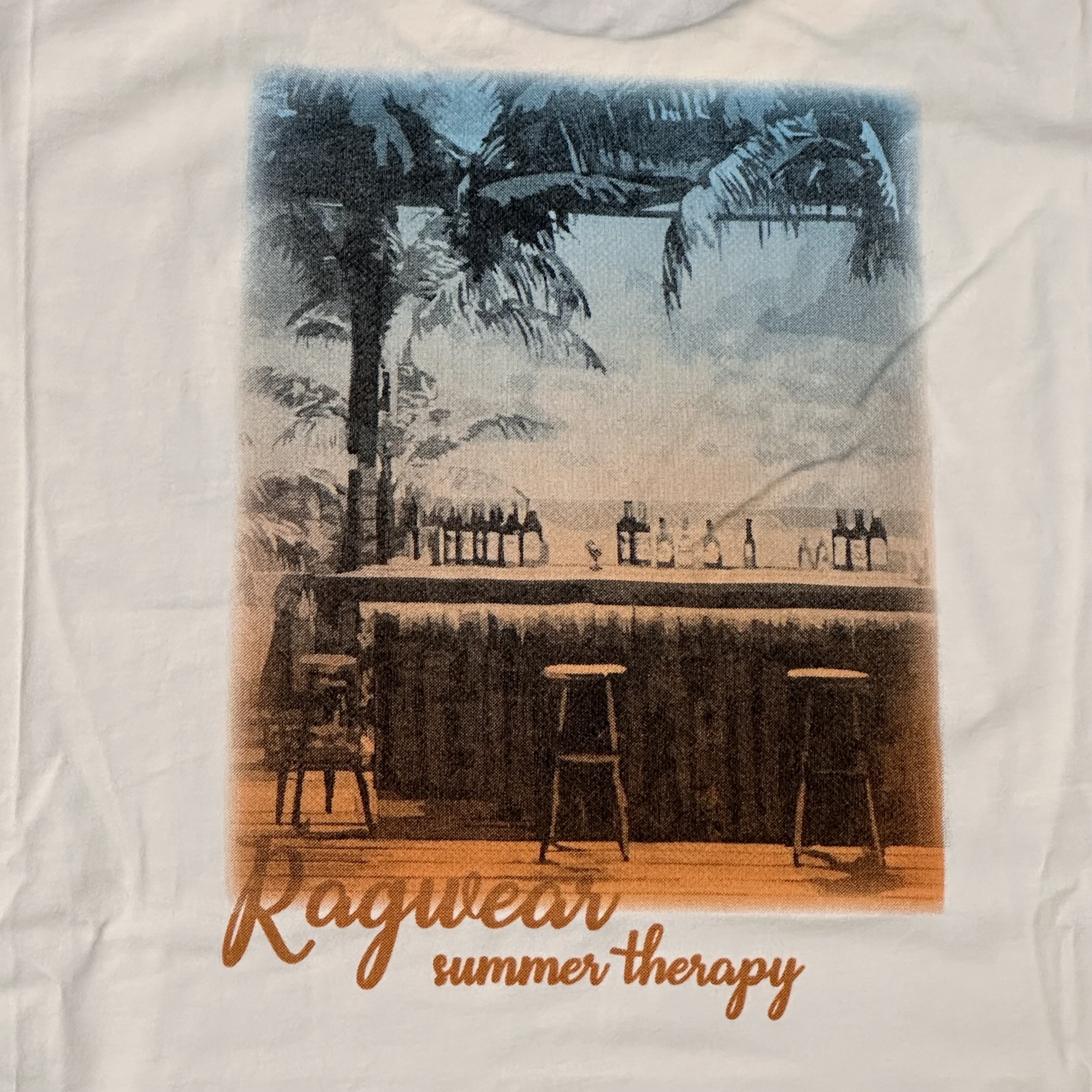 Ragwear Herren T-Shirt Viber - Summer Therapy in creme