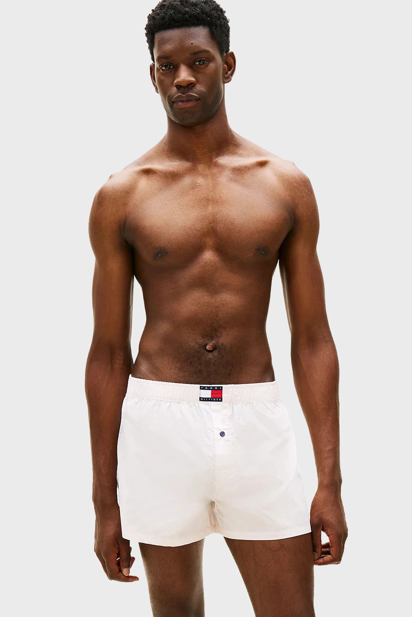 Tommy Hilfiger Herren 3er Woven Boxer set - Blau/Rosa/Palmen
