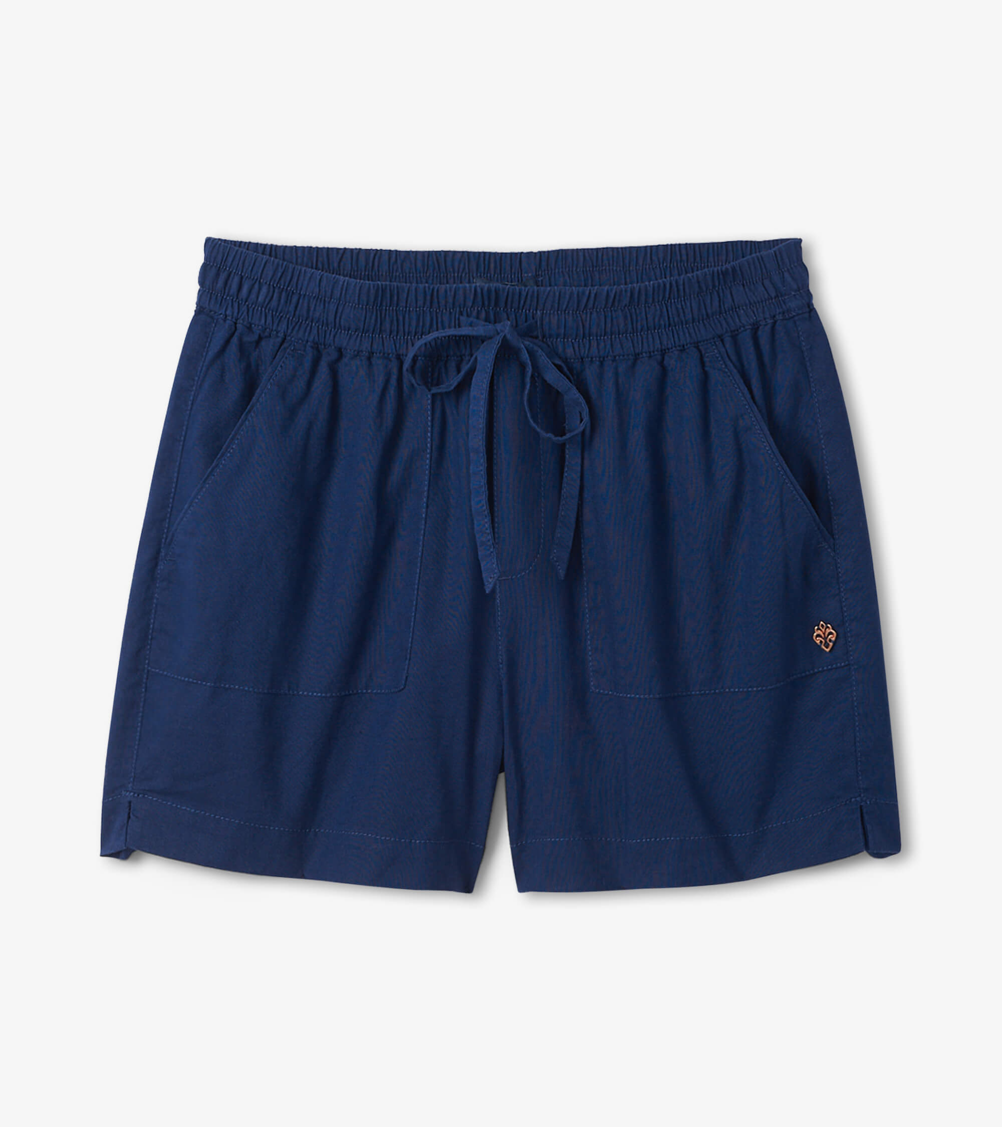Hatley Everywhere Leinen Shorts in Patriot Blue