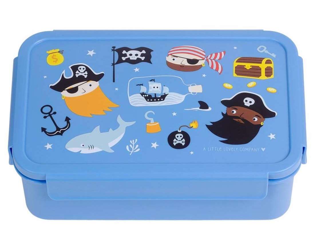 A Little Lovely Company Bento Box Brotzeitbox Lunchbox - Piraten