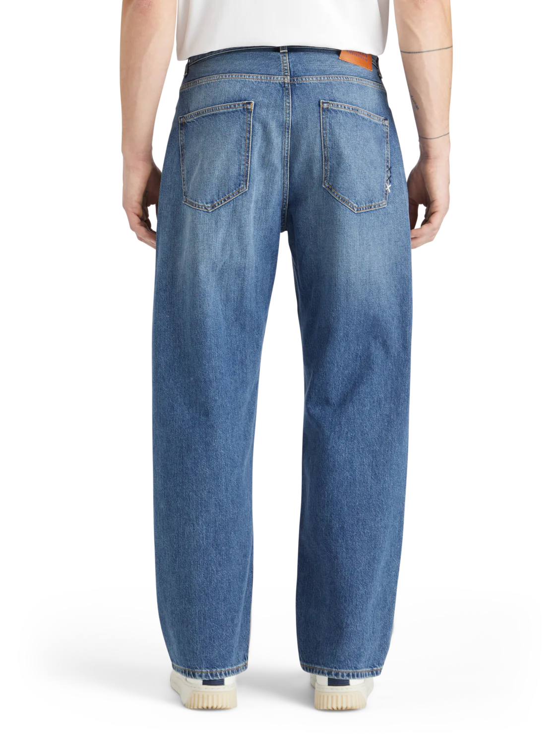 Scotch & Soda Core The Pitch Loose Fit Baggy Jeans Bring the Blue - SALE Scotch & Soda Core The Pitch Loose Fit Baggy Jeans Bring the Blue - SALE