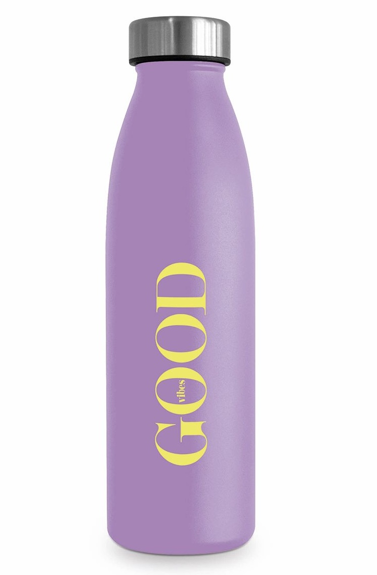 PPD Paperproducts Edelstahl Thermos Trinkflasche 500ml - GOOD VIBES