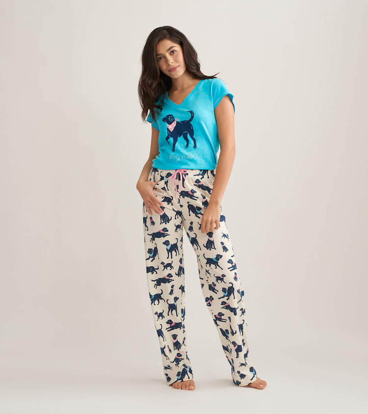 Little Blue House Pyjama Hose- Bandana Labs - Labrador Hunde