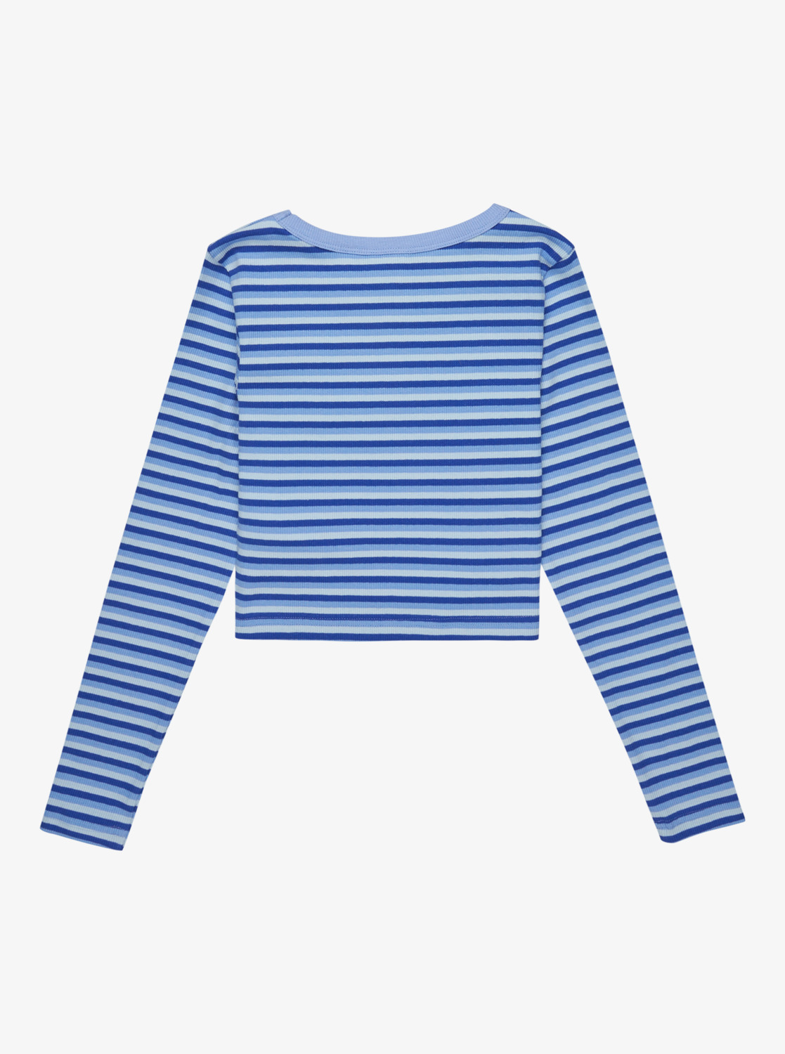 Roxy Hey Yeah Yeah - Langarmshirt für Mädchen in Dazzling Blue Party Wave Strip/Blau gestreift - SALE Roxy Hey Yeah Yeah - Langarmshirt für Mädchen in Dazzling Blue Party Wave Strip/Blau gestreift - SALE