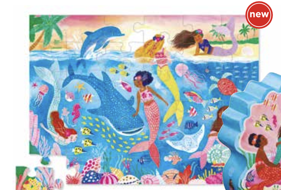 Crocodile Creek Puzzle - Mermaid Dreams - Meerjungfrau Träume - 36 Teile 