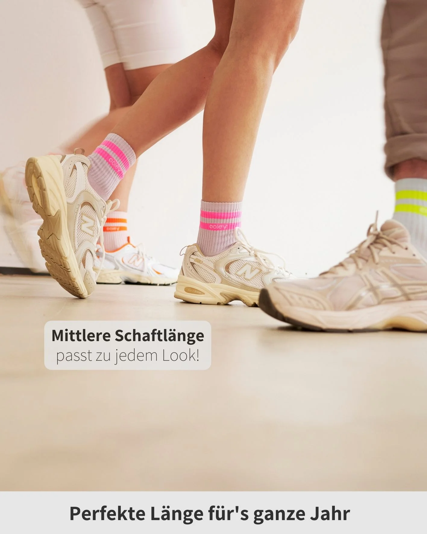 le ooley Socken Streetmood Light - Neon Pink & Flieder le ooley Socken Streetmood Light - Neon Pink & Flieder