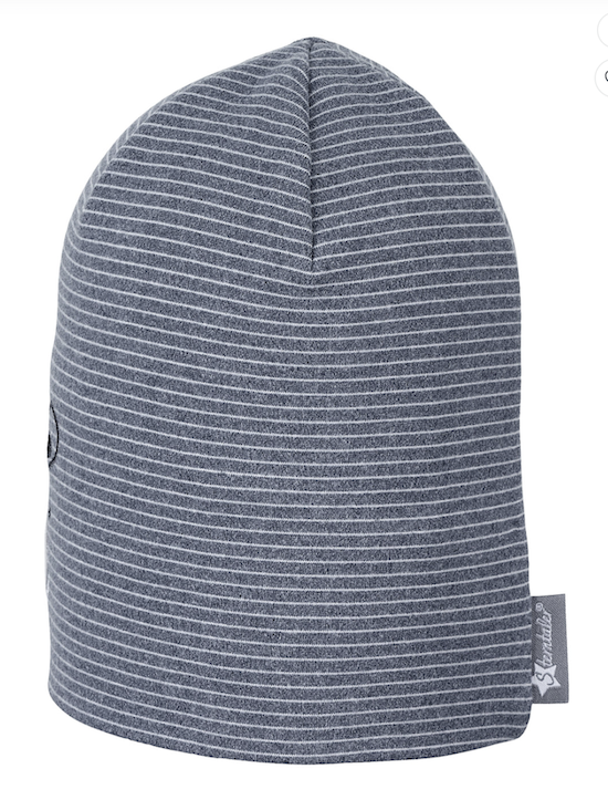 Sterntaler Weichen Flauschigen Beanie Blau Gestreift - Bär