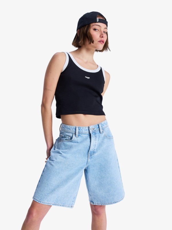 Roxy Breakers Mid Sunbleached - Bermuda-Jeansshorts für Frauen