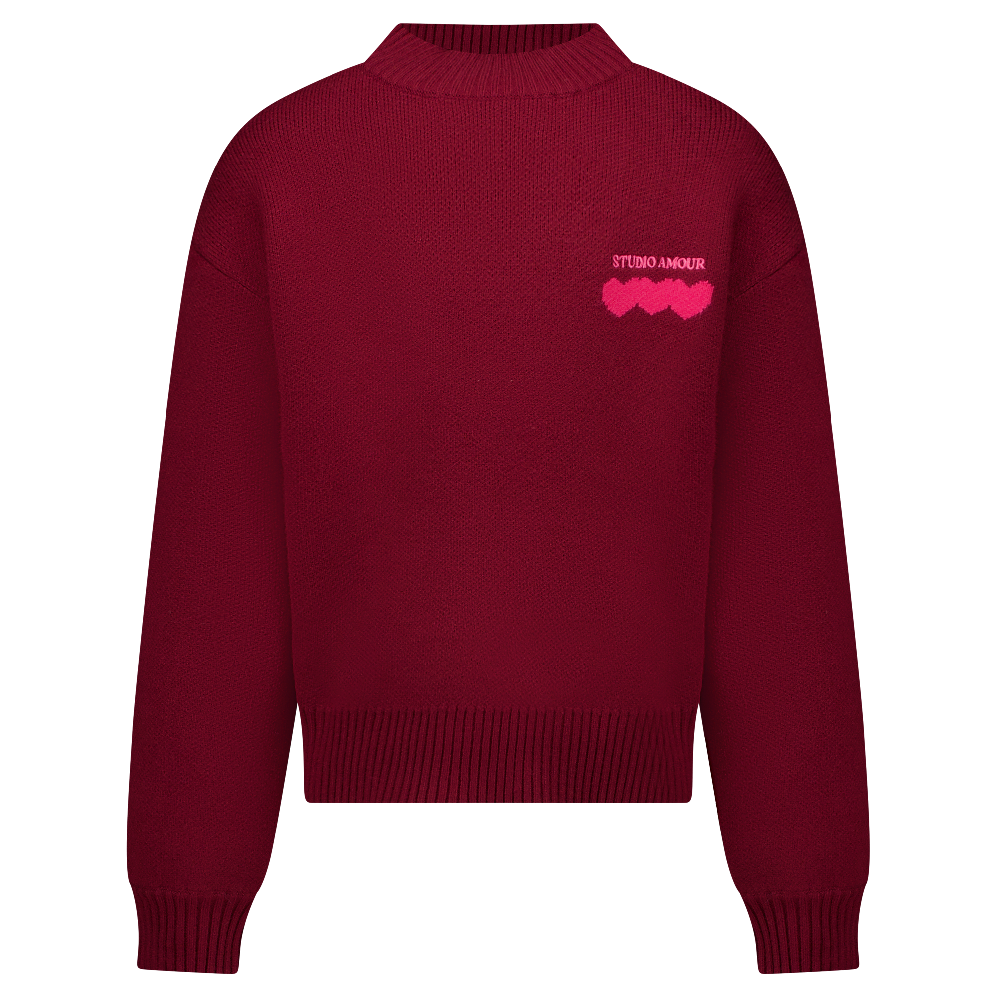 Cars Jeans Kids Strickpulli in Weinrot - Studio Amour Cars Jeans Kids Strickpulli in Weinrot - Studio Amour