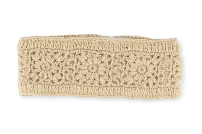Pachamama Headband Granny Square Stirnband Creme Pachamama Headband Granny Square Stirnband Creme