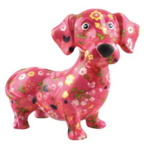 Pomme Pidou Spardose Dackel Dennis Medium - Pink Pomme Pidou Spardose Dackel Dennis Medium - Pink