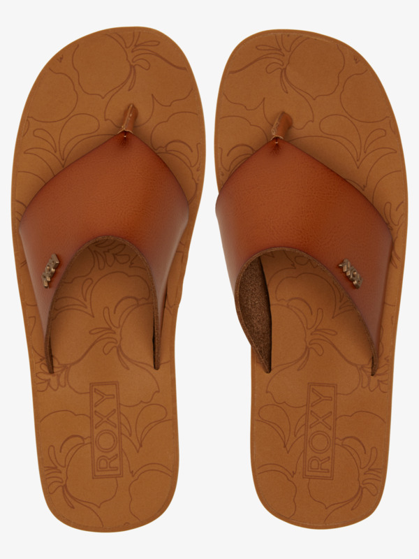 Roxy Sunset Dreams Flip Flop Plateau Sandalen in Tan