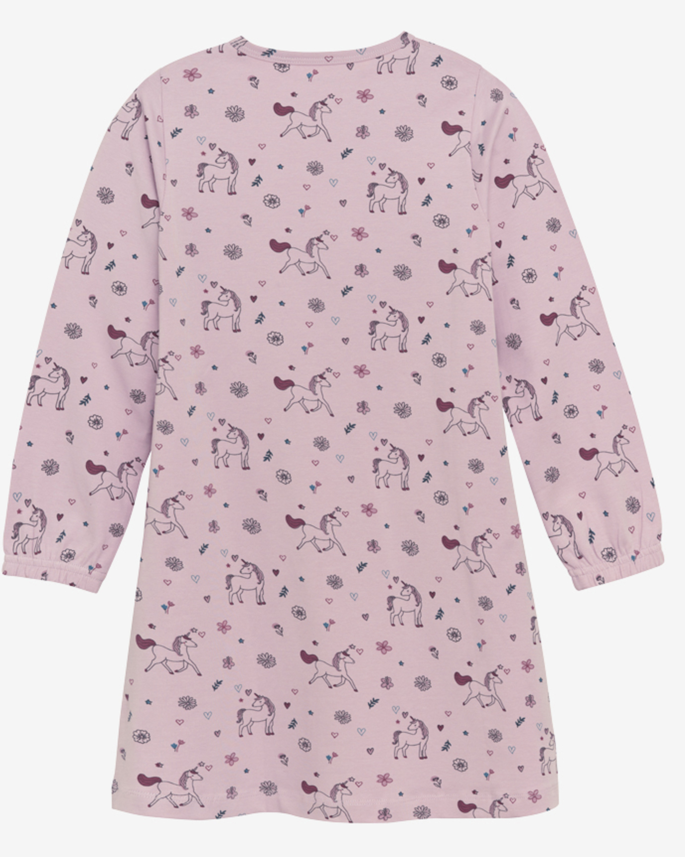 Minymo Nachthemd in Dawn Pink ( Rose) mit Einhorndruck - SALE