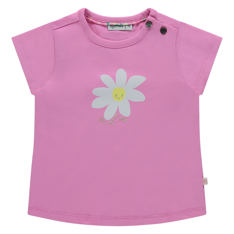 Babyface Kurzarm T.Shirt in Candy Pink Daisey - You Grow Girl - SALE Babyface Kurzarm T.Shirt in Candy Pink Daisey - You Grow Girl - SALE