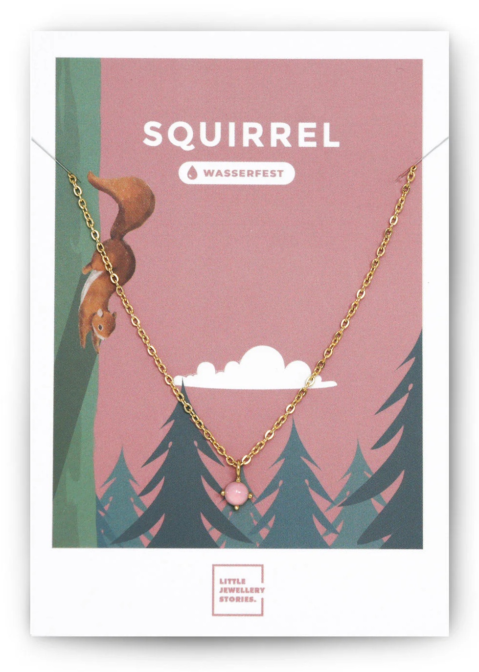AIMI Halskette Squirrel in Gold 