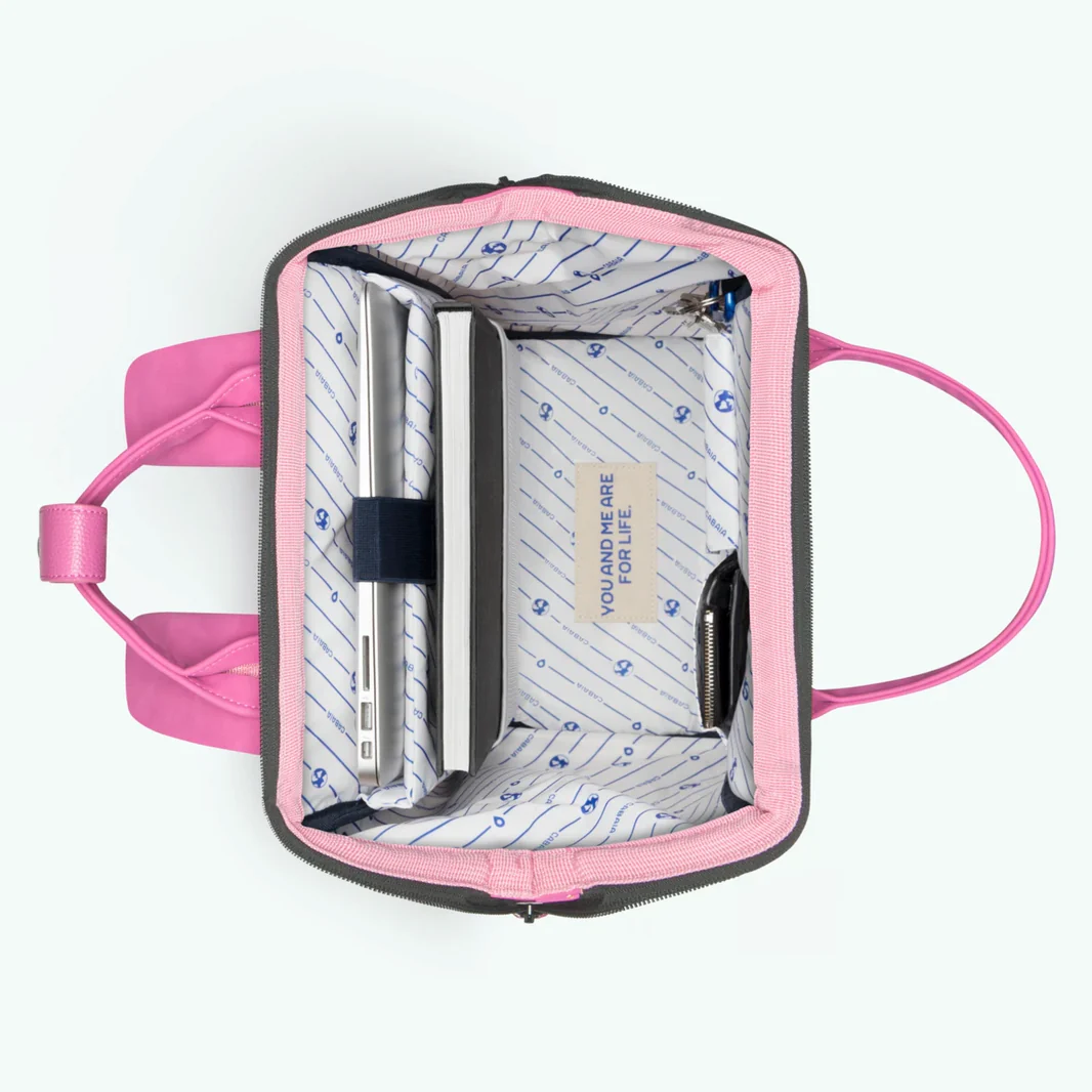 Cabaia Rucksack NANTES Medium mit Laptop-Fach - Pink