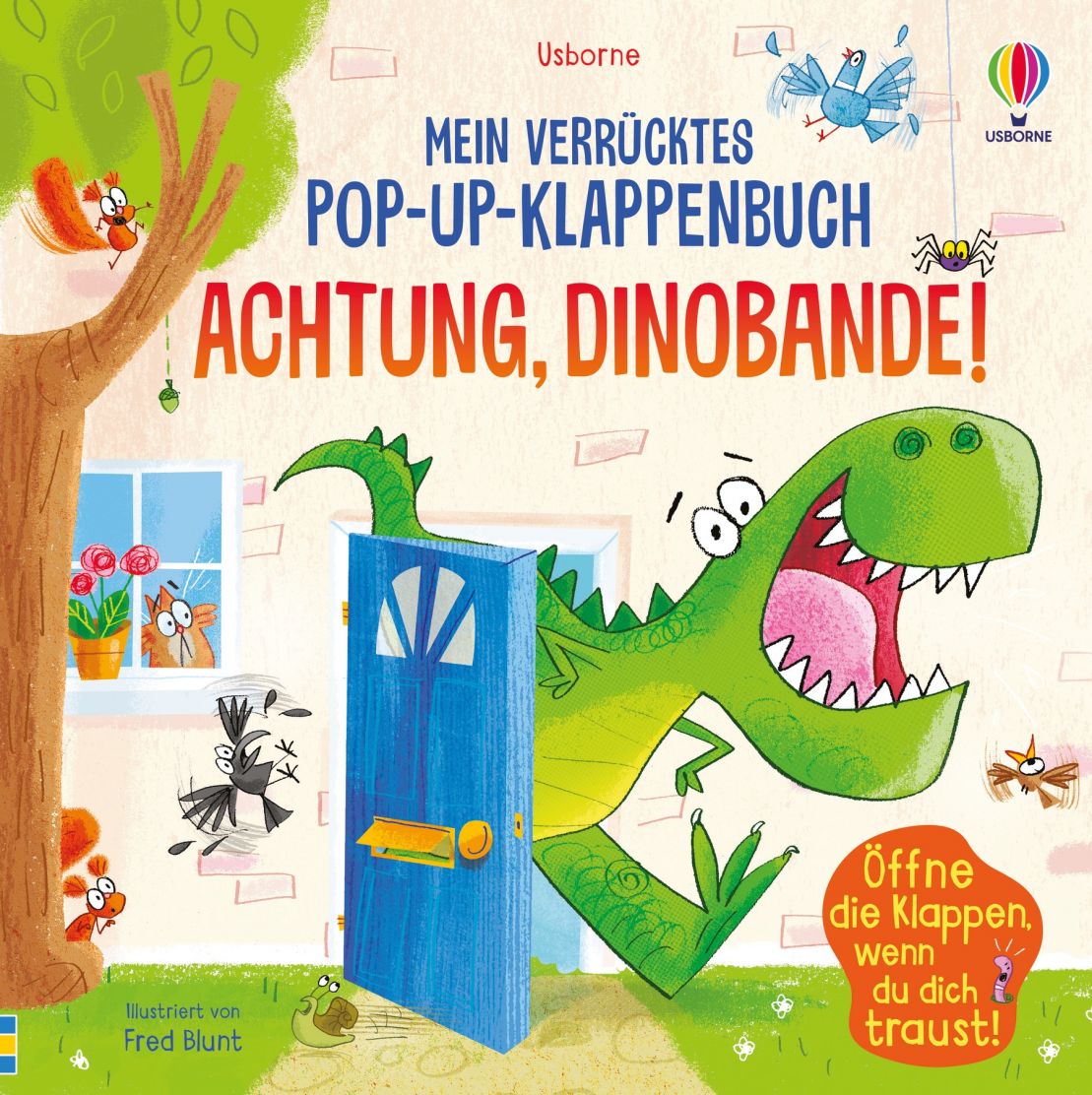Usborne Mein verrücktes Pop-Up-Klappenbuch - Achtung, Dinobande!