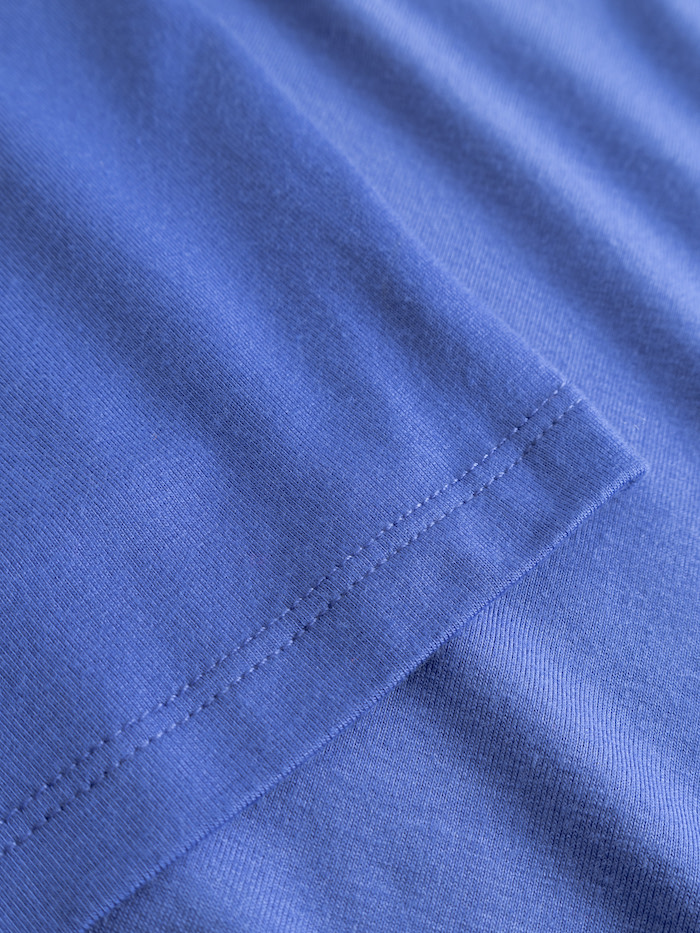 Mademoiselle YeYe Perfect Raffine Langarm Top in Blau
