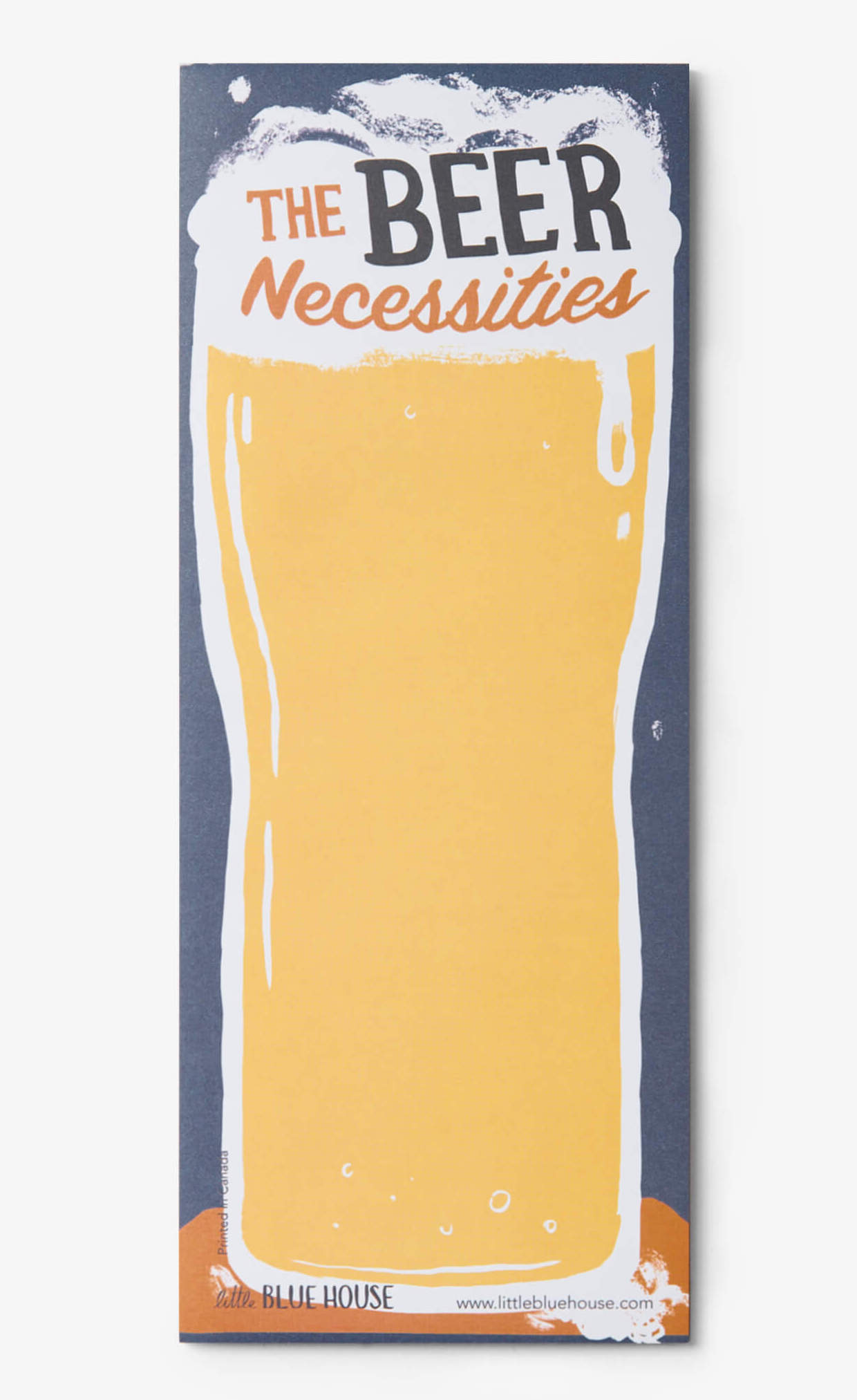 Little Blue House Magnet Notizblock - Bier - The Beer Necessities