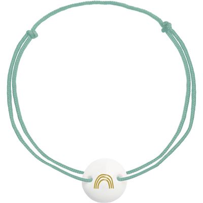 Coppenrath Armband mit Porzellananhänger - Regenbogen