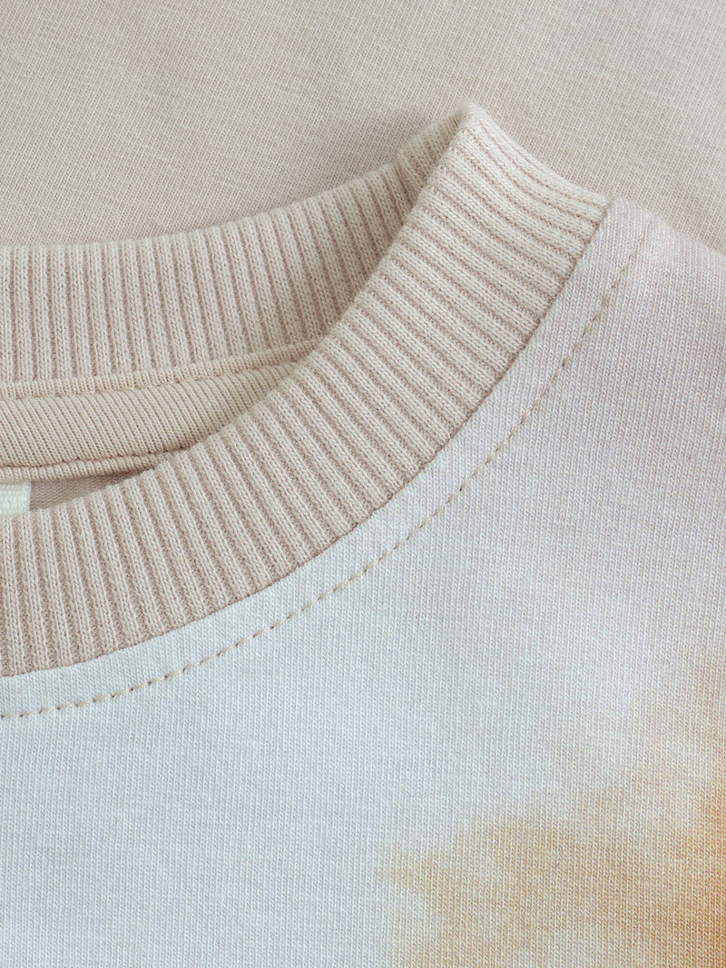 Minymo Langarm T-Shirt in Peach Whip Rosa - Einhorn 