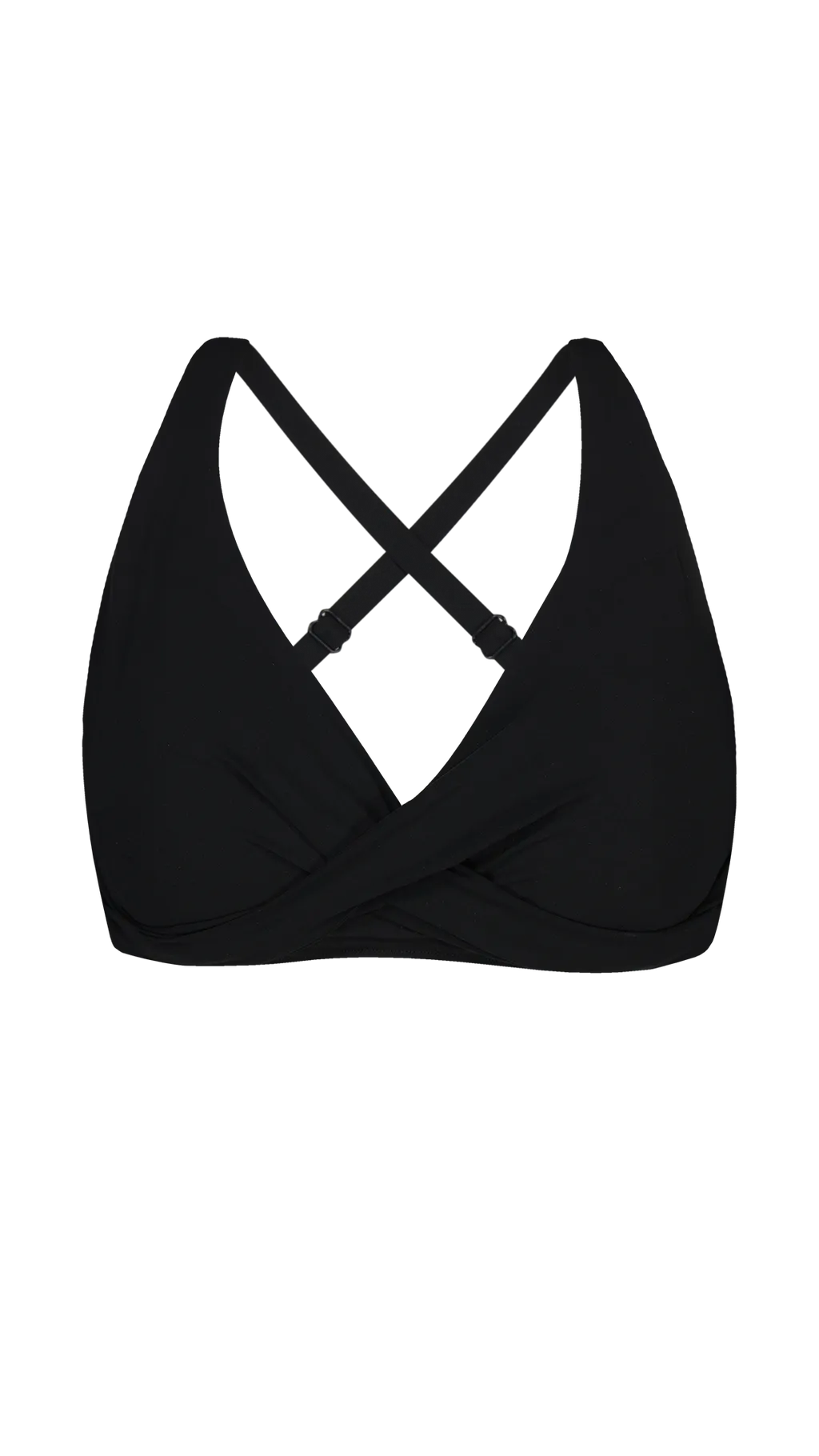 Barts Bikini Top - Solid Cross Halter Full in Schwarz - E Cup