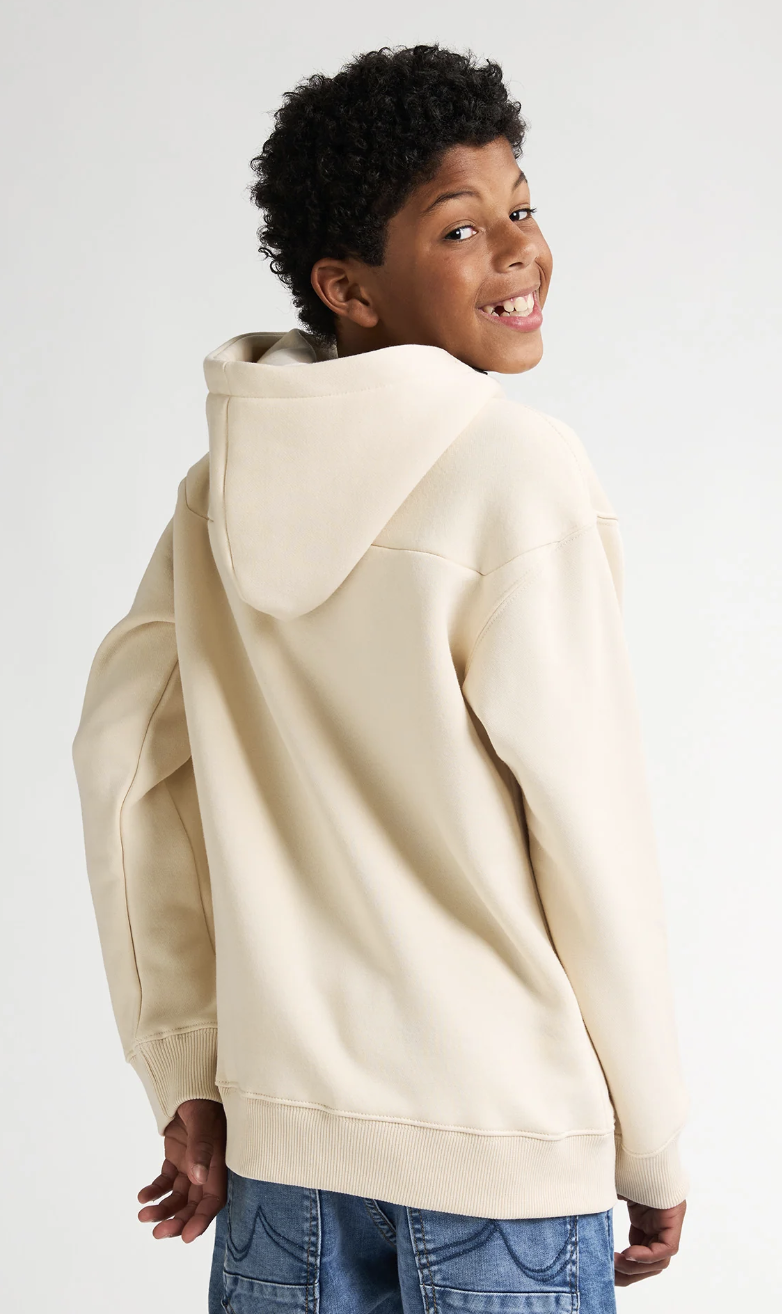 Petrol Industries Kinder Jungs Halfzip Kapuzenpullover in Sand