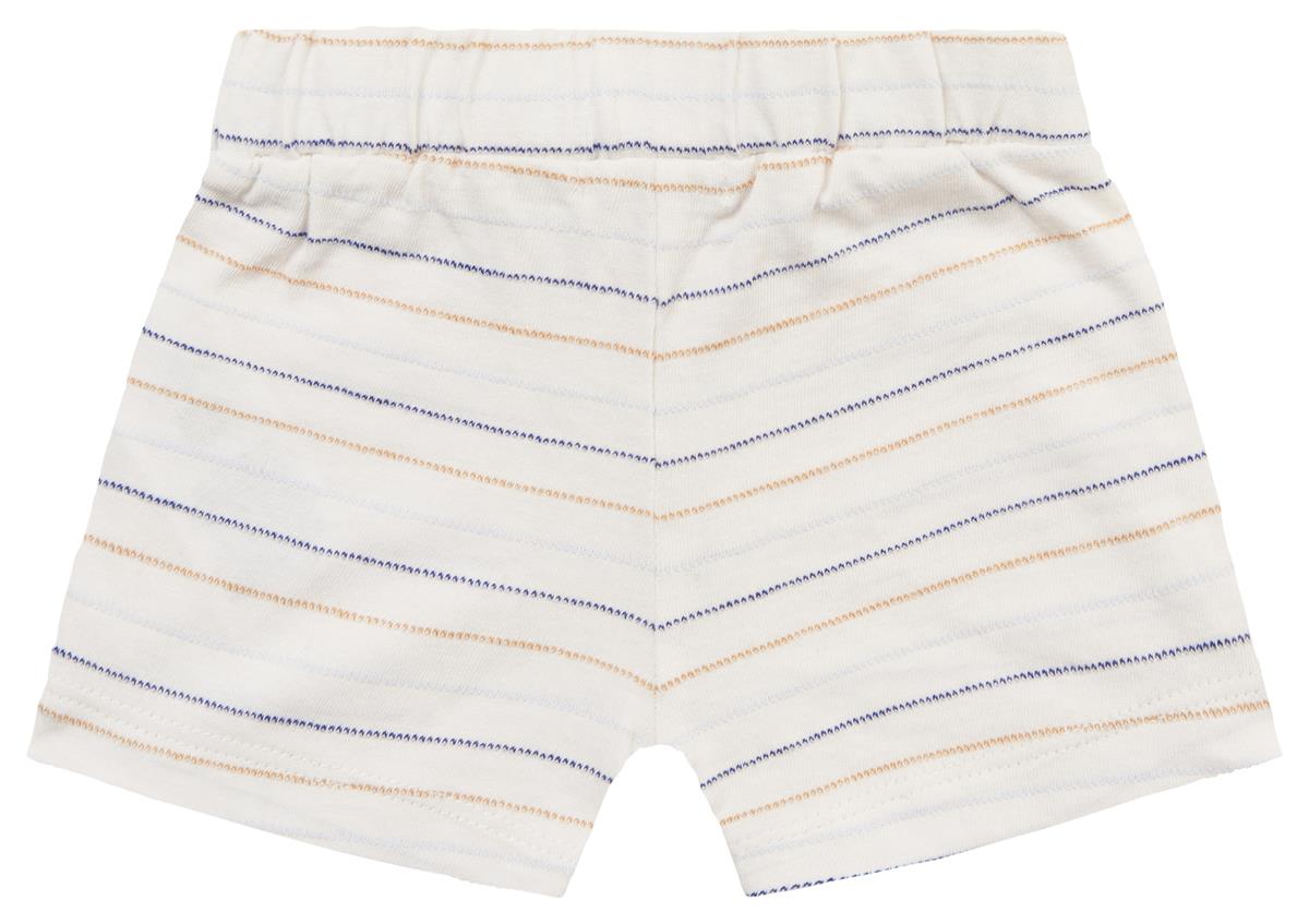 Noppies Mohnton Baby Jungs Shorts Beige & Blau Gestreift