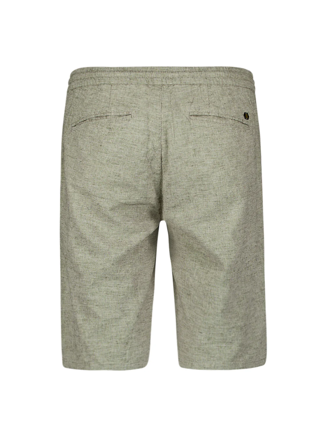 NO EXCESS Leinen Short Kurze Hose - Dark Moss