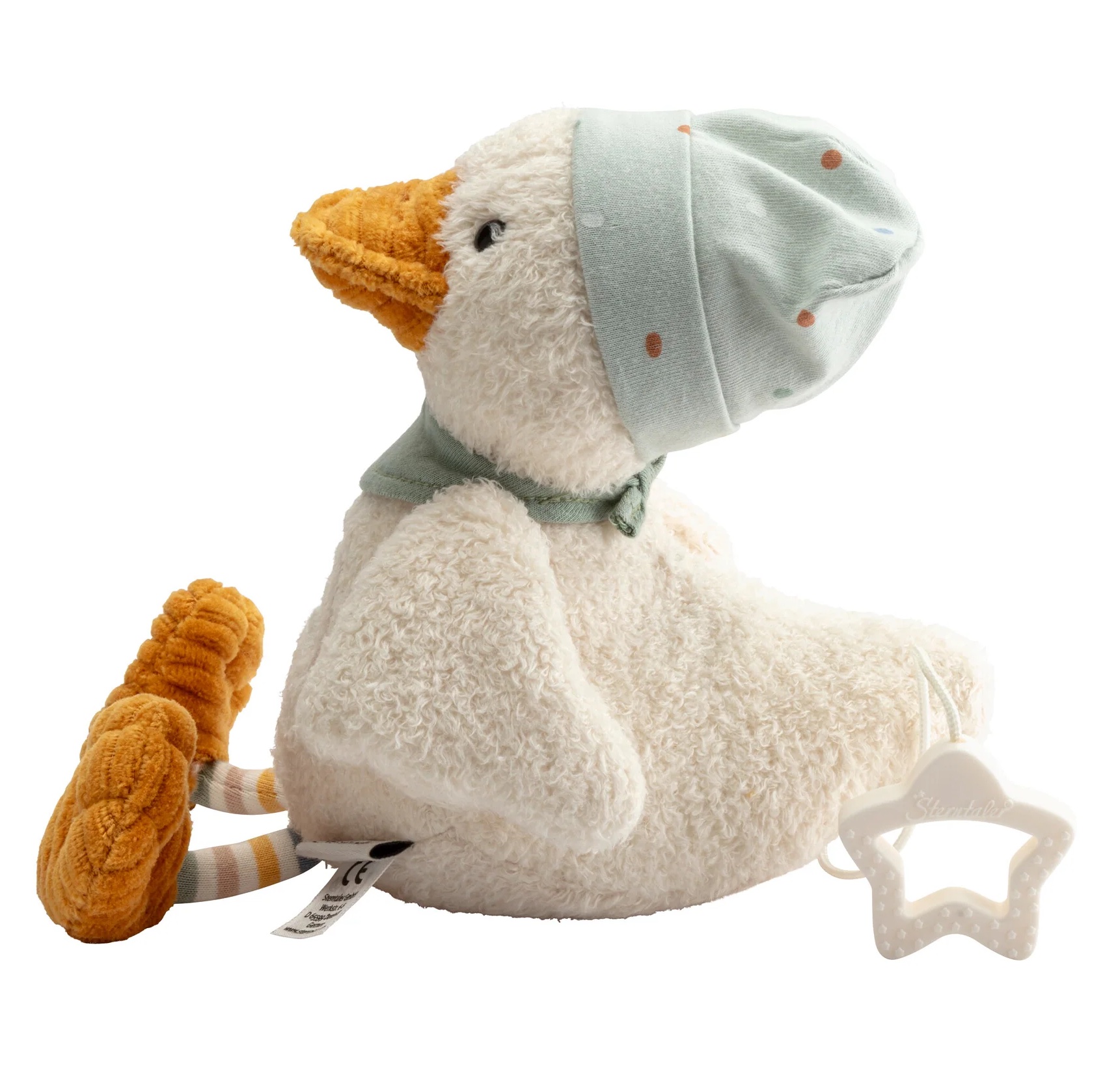 Sterntaler Spieluhr Ente Edda in Creme Weiß