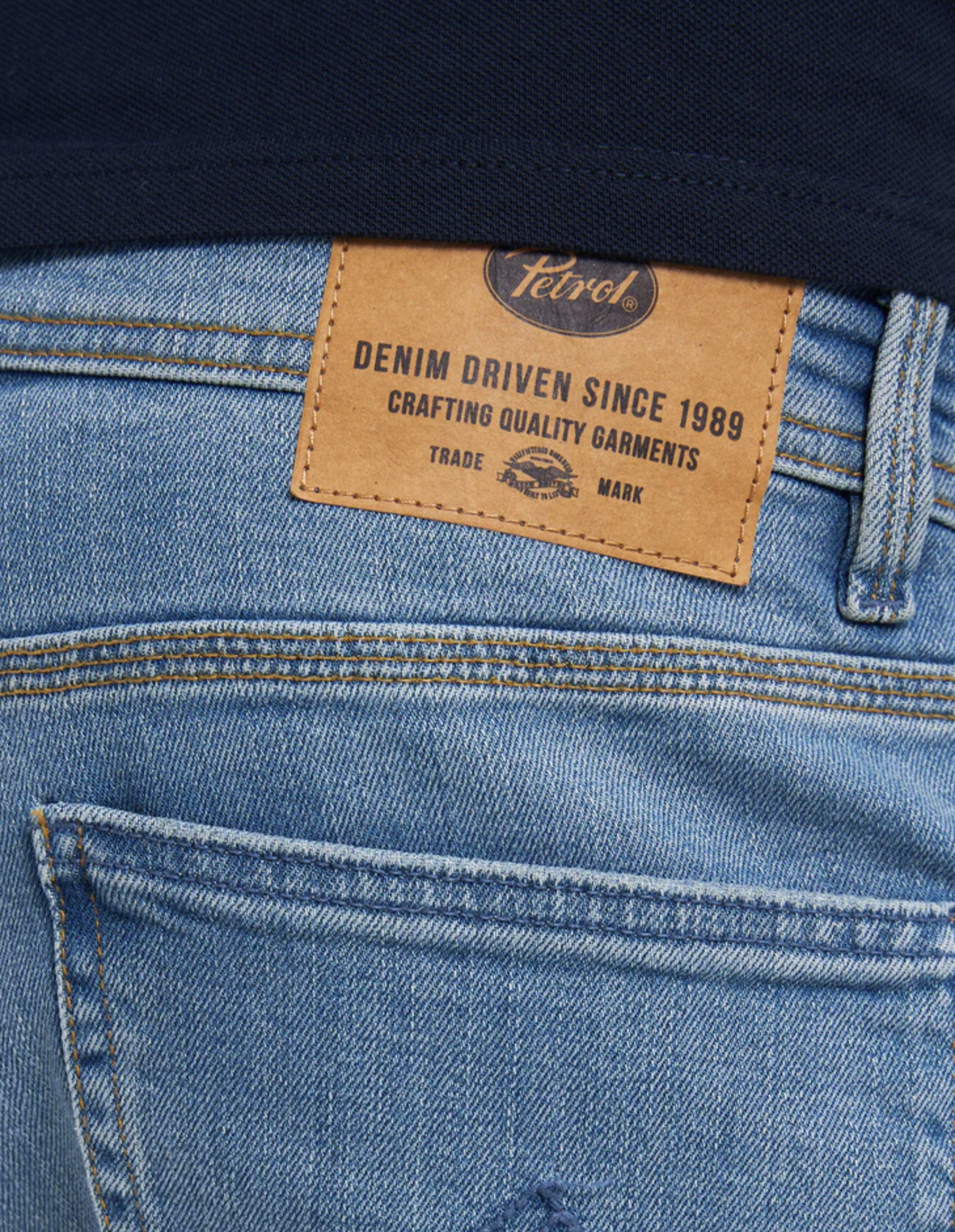 Petrol Industries Jeans STARLING Straight used - Hellblau