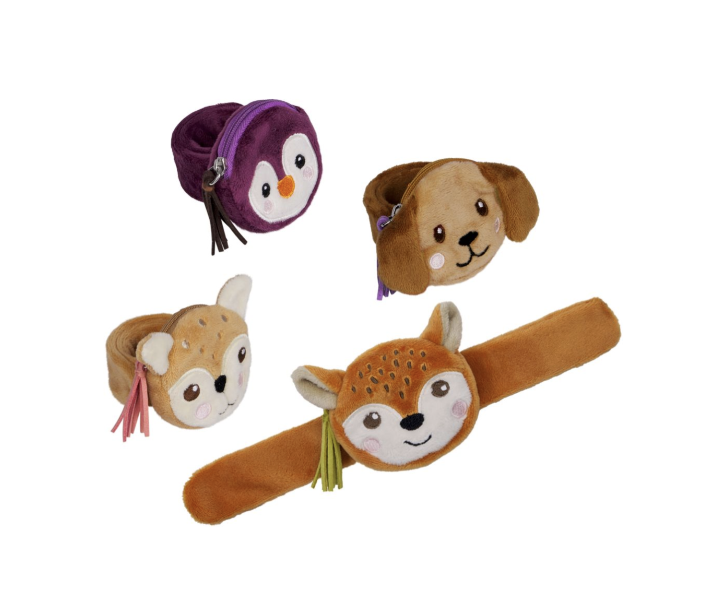 Schnapparmband mit Geldfach/Portemonnaie - Hund