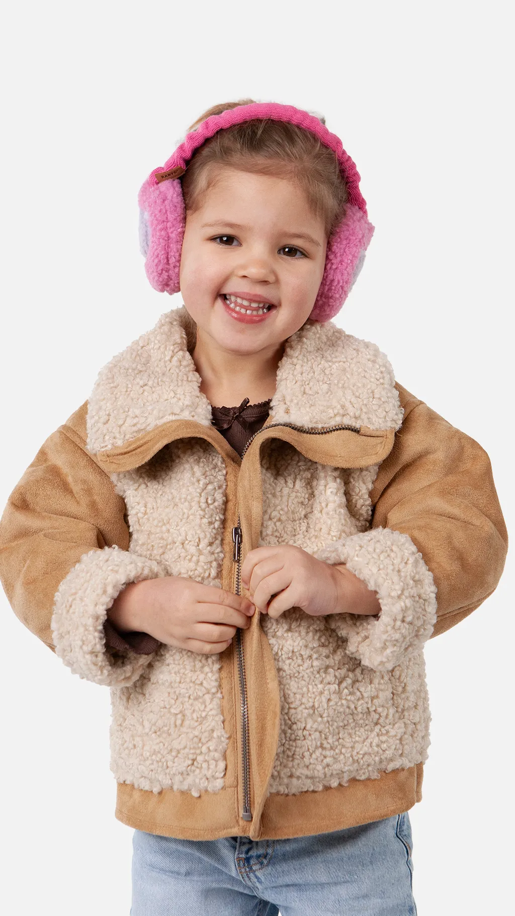 Barts Bozzie Teddy Ohrwärmer Earmuffs mit Teddyfell in Magenta Pink - Herz Barts Bozzie Teddy Ohrwärmer Earmuffs mit Teddyfell in Magenta Pink - Herz