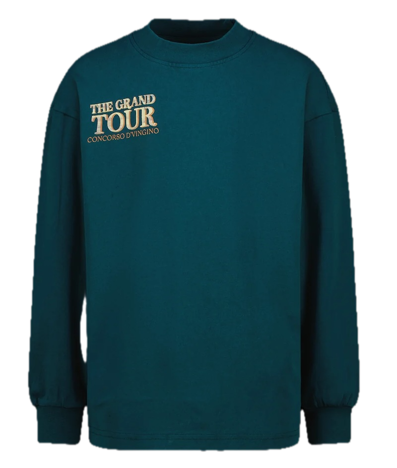 Vingino Hendo Jungs Oversized langarm Oberteil in Deep Teal Grün - The Grand Tour
