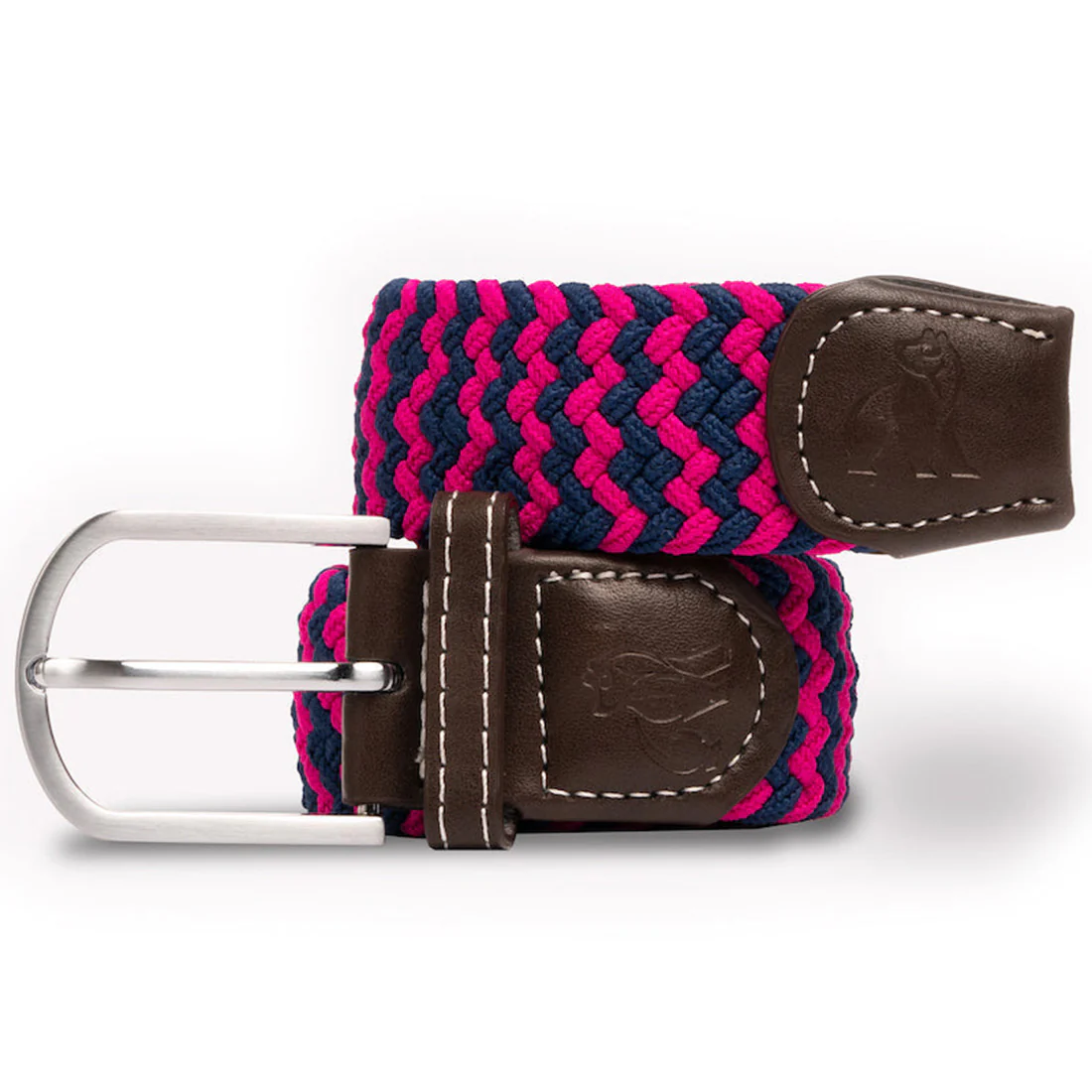 Swole Panda Stretchbandgürtel Pink/Blue Zigzag - Pink/Navy Zick Zack Swole Panda Stretchbandgürtel Pink/Blue Zigzag - Pink/Navy Zick Zack