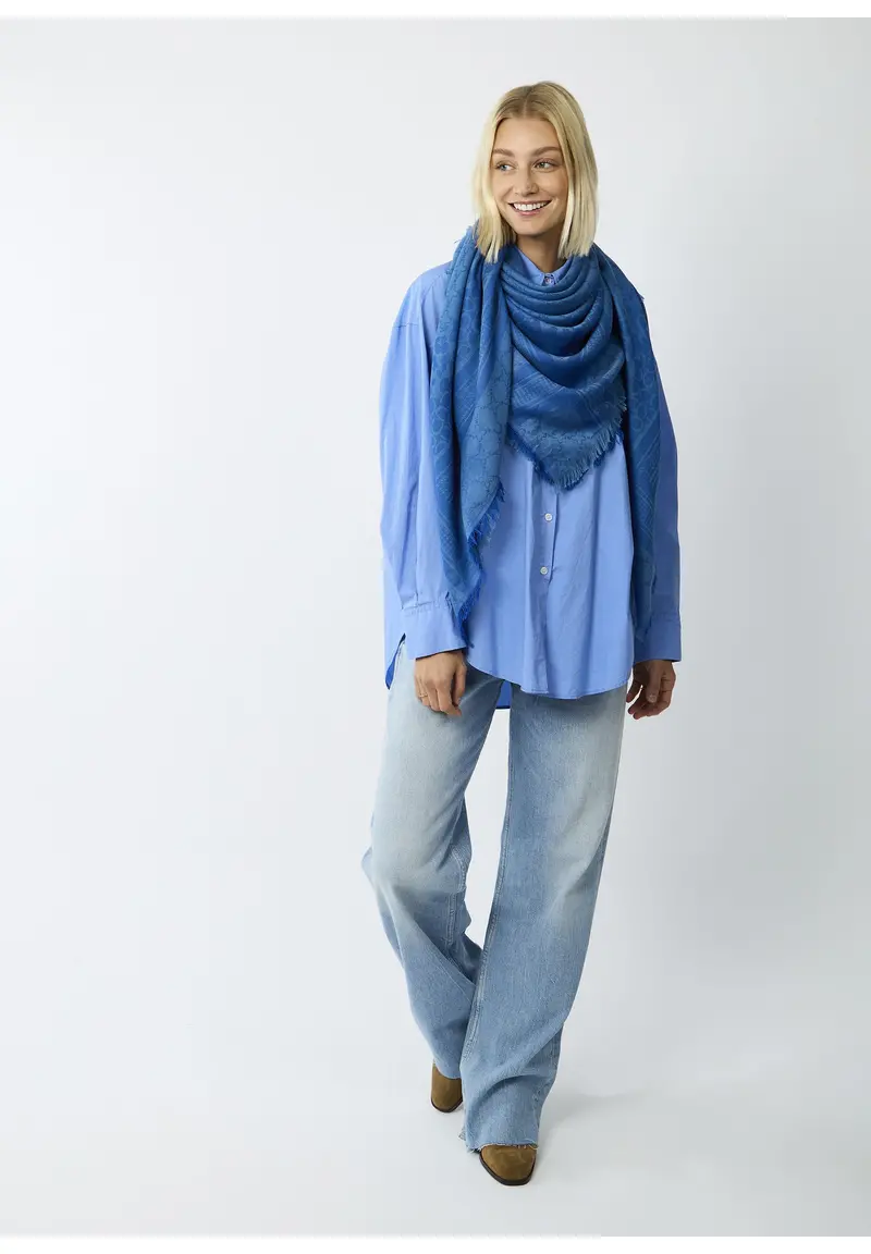 Codello Schaal mit Monogramm Muster in Blau - SALE