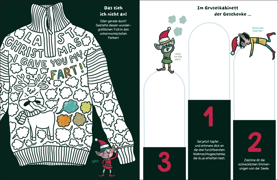 Pattloch Weihnachtskritzelbuch - Stille Nacht... Heilige Scheiße Pattloch Weihnachtskritzelbuch - Stille Nacht... Heilige Scheiße