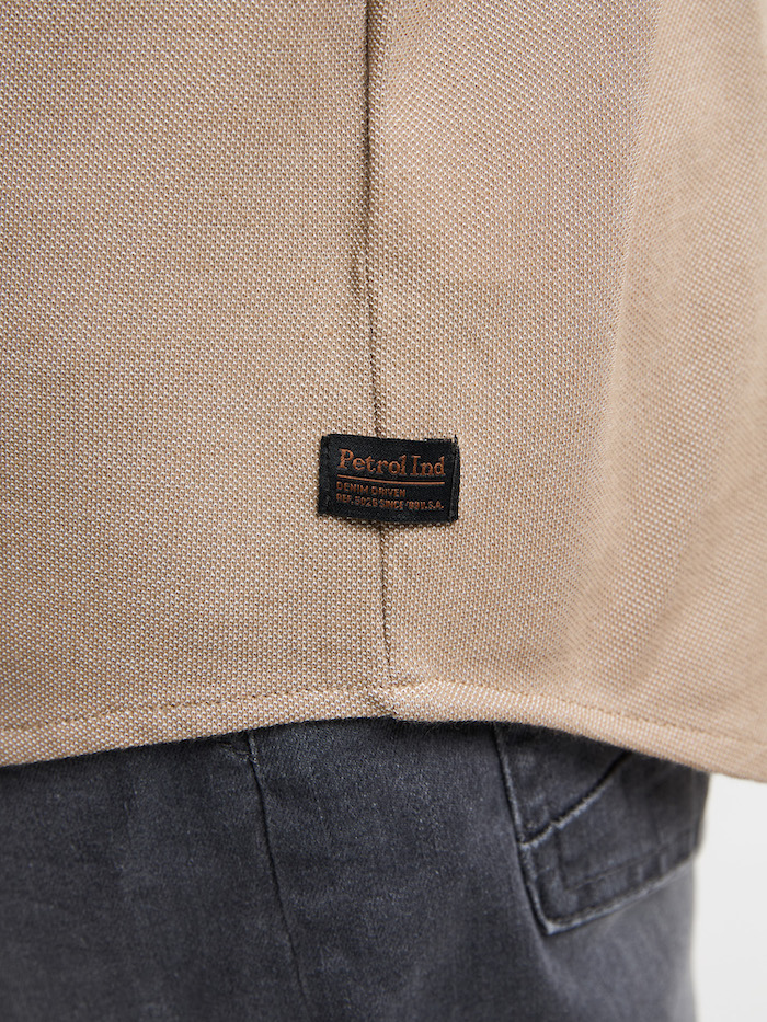Petrol Industries Herren Hemd in Beige Petrol Industries Herren Hemd in Beige